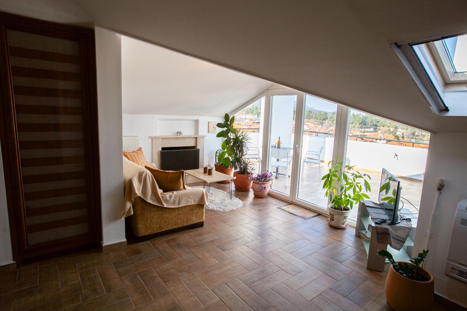 Rodon Apartment With Great View, Sauna And Jacuzzi Litóchoron Ngoại thất bức ảnh