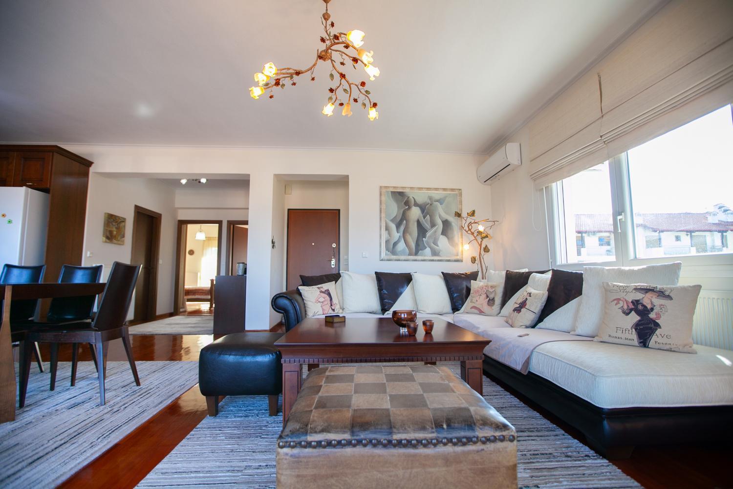 Rodon Apartment With Great View, Sauna And Jacuzzi Litóchoron Ngoại thất bức ảnh